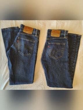 Levi's Red Tab 511 Slim Fit Dark Indigo (2) Pairs Men's Jeans Size 28 x 32